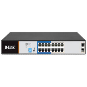D-Link DGS-F1018P-E 16GE PoE 2 SFP Uplink PoE switch