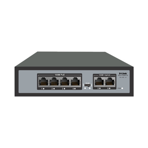 D-Link DES-1006P-FE 6-Port 10 100 PoE+ Switch