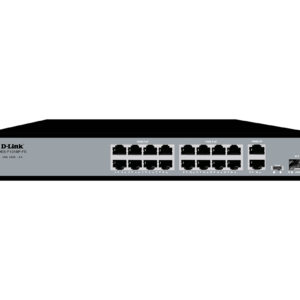 D-Link DES-F1018P-FE 16 10100Mbps 1 Gigabit and 1 Combo Uplink 150Watt PoE Switch